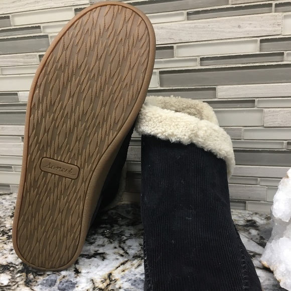Sanuk Women's NICE Bootah CORDUROY - BLACK - Picture 4 of 6